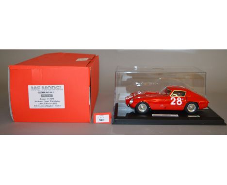 MG Model Plus MG18.51 1:18 scale Ferrari 375 MM Berlinetta Coupe Pininfarina 12 Ore di Pescara 1953 #28 Hawtorn/Maglioli, ltd