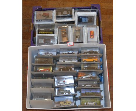 Eaglemoss James Bond Car Collection, a very large quantity of 1:43 scale diecast models. All boxed. Contained in four boxes. 