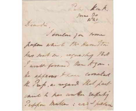 GODERICH VISCOUNT: (1782-1859) British Prime Minister August 1827 - January 1828. A.L.S., Ripon, as 1st Earl of Ripon, two pa