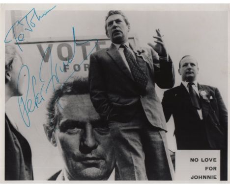 FINCH PETER: (1916-1977) English-born Australian Actor, Academy Award winner. A scarce vintage signed and inscribed 10 x 8 ph