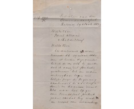 AFRICA: A miscellaneous selection of A.Ls.S., a few Ds.S. and signed clipped pieces etc., by various individuals associated w