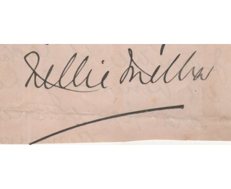 OPERA: Selection of signed pieces, cards etc., by various opera singers comprising Nellie Melba, Adelina Patti, Luisa Tetrazz