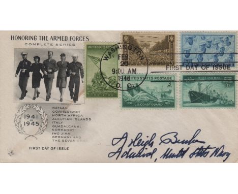 WORLD WAR II: Selection of signed Commemorative and First Day Covers by various military and naval leaders of World War II in