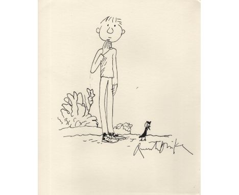BLAKE QUENTIN: (1932-&nbsp;&nbsp; ) English Illustrator and Children's writer. A good original signed pen and ink drawing by 