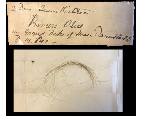 [ALICE]: (1843-1878) British Princess, Grand Duchess of Hesse and by Rhine 1877-78. Daughter of Queen Victoria. A selection o