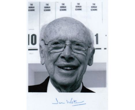 WATSON JAMES D.: (1928-  ) American Molecular Biologist, one of the co-discoverers of the structure of DNA in 1953. Nobel Pri