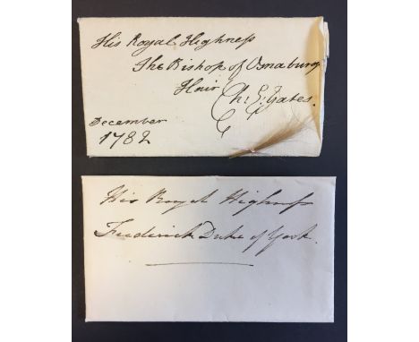 [FREDERICK]: (1763-1827) Duke of York & Albany, son of King George III. Commander-in-Chief of the Forces 1795-1809, 1811-27. 