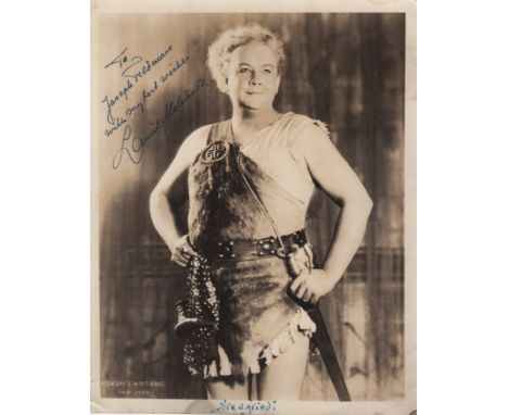 MELCHIOR LAURITZ: (1890-1973) Danish Opera Singer. A good vintage signed and inscribed sepia 8 x 10 photograph of Melchior st
