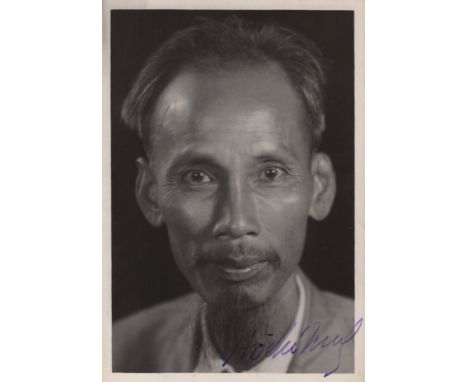 HO CHI MINH: (1890-1969) Vietnamese Communist Revolutionary Leader, Prime Minister (1945-55) and President (1945-69) of the D