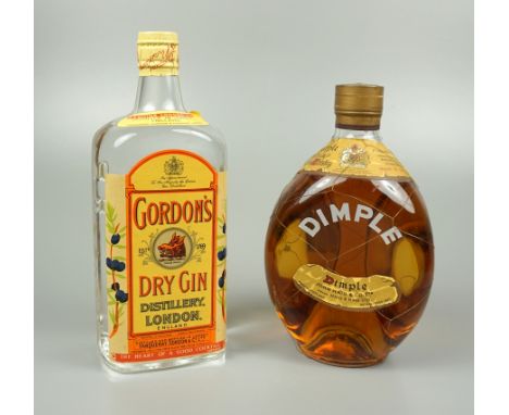 Dimple Old Blended Scotch Whisky, Schottland und Gordons Dry Gin, England, 1970er/1980er Jahre