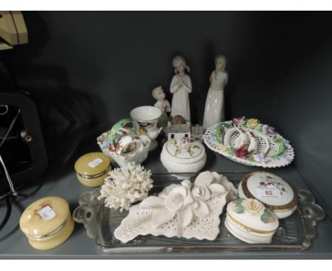 A selection of vintage ceramic and figures