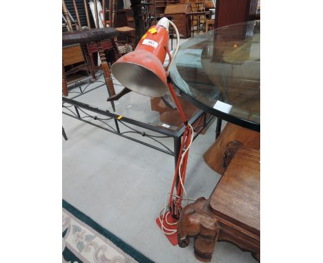 A vintage anglepoise lamp