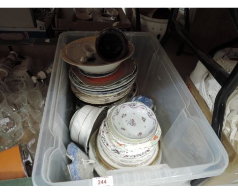 A selection of vintage ceramic and display plates
