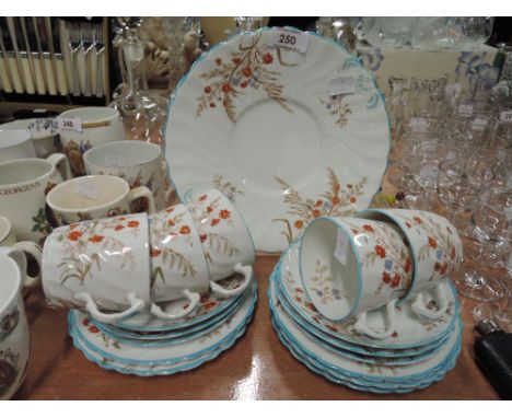 A vintage part tea service un named