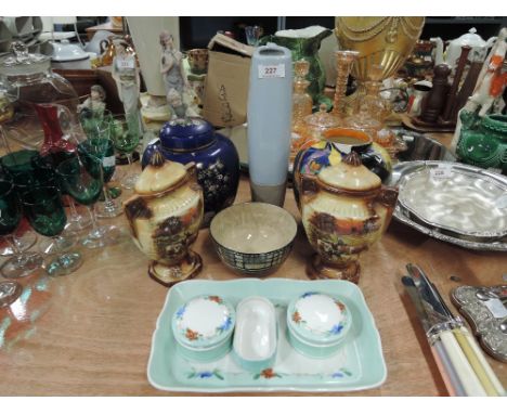 A selection of vintage ceramic including Royal Doulton