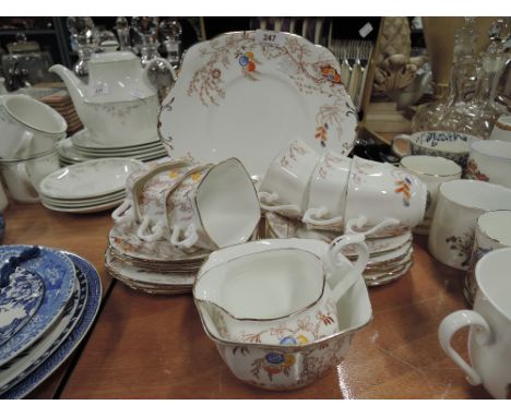 A vintage part tea service reg no 60470