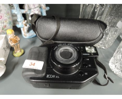 A Canon Zoom XL camera 