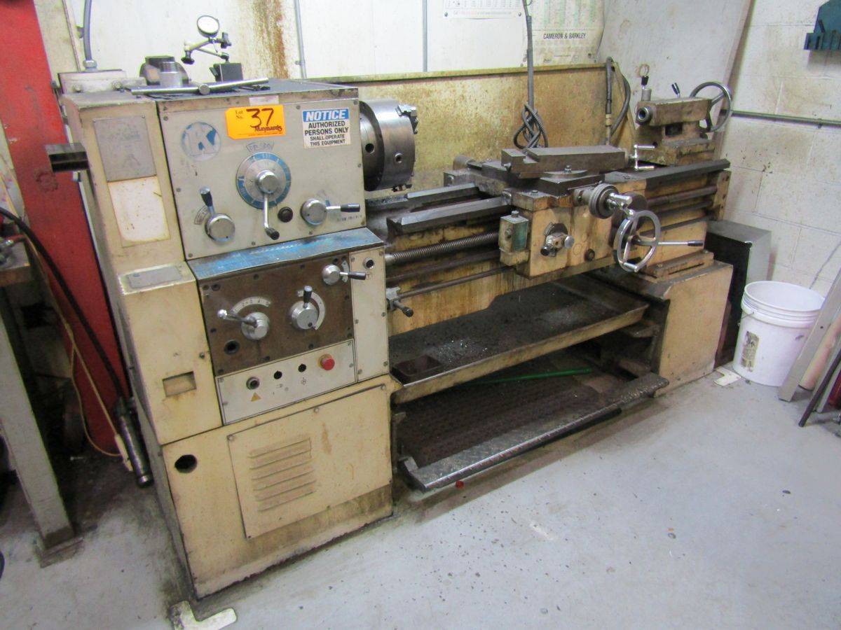 Enco Engine Lathe 18" Max Swing, 9" Swing over Cross Slide, 10" 3Jaw