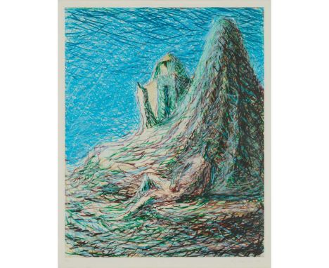 THE HOUSE OF THE ANGEL - 1984Colour etching, 42/50, signed, dated and numbered in pencil to marginthe image 61.5cm x 49.5cm (