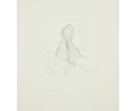  HANS BELLMER (GERMAN 1902-1975) LA CEPHALOPODE DOUBLE - 1965 Etching, 39/100, signed and numbered in pencil to margin the im