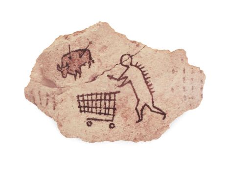 BANKSYPECKHAM ROCK POSTCARDOff-set lithograph on shaped wood board12cm x 18cm (4.75in x 7in), unframedYesYes