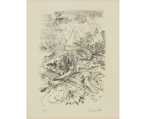ODYSSEUS SHIPWRECKED  (FROM 'THE ODYSSEY') - 1965Lithograph, 3/50, signed and numbered in pencil, published by Ganymed Origin