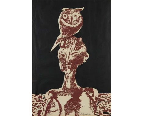 Robert ColquhounMAN WITH AN OWLLithograph, signed in pencil62.5cm x 42.5cm (24.75in x 16.75in)YesArtistScottish19141962