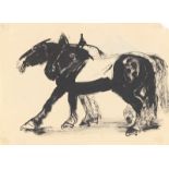 Josef Hegenbarth. „Pferdegespann“. Um 1935