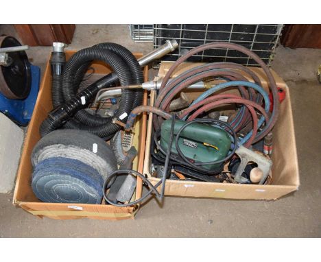 Two boxes of various assorted tools