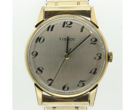 TISSOT: gents manual wind wristwatch. UK P&amp;P Group 1 (£16+VAT for the first lot and £2+VAT for subsequent lots) 