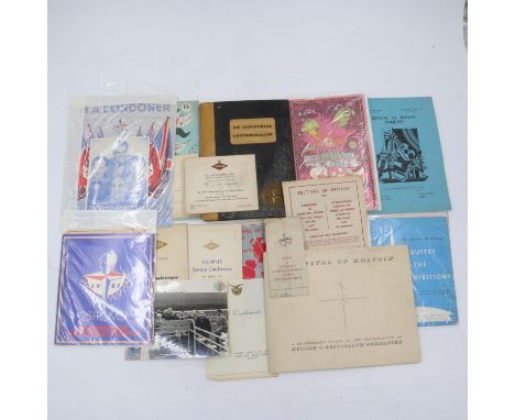 1951 Festival of Britain: A large collection of ephemera and souvenirs, including Arts Council Splendid Occasions brochure, I