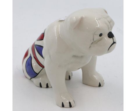 Lorna Bailey British Bulldog, no cracks or chips, H: 15 cm. UK P&amp;P Group 1 (£16+VAT for the first lot and £2+VAT for subs