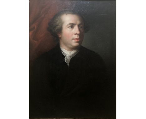 ATTRIBUTED TO JOHN GILES ECCARDT (GERMAN - BRITISH D.1779) PORTRAIT OF A GENTLEMANoil on canvas71 x 53cm; 28 x 21in82.5 x 64c
