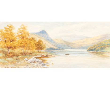 HAROLD LAWES (BRITISH 1865-1940) THIRLMERE, CUMBERLANDsigned and inscribed Harold Lawes / Thirlmere Cumberland. lower leftpen