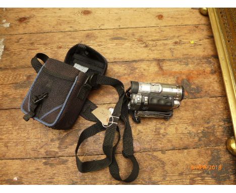 Panasonic Mega 3 cd video recorder in black carrying case