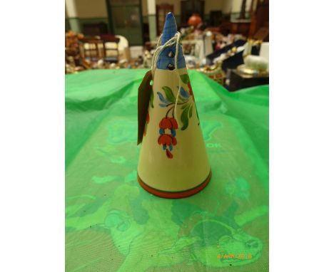 Clarice Cliff Wilkinson honey glaze sugar caster