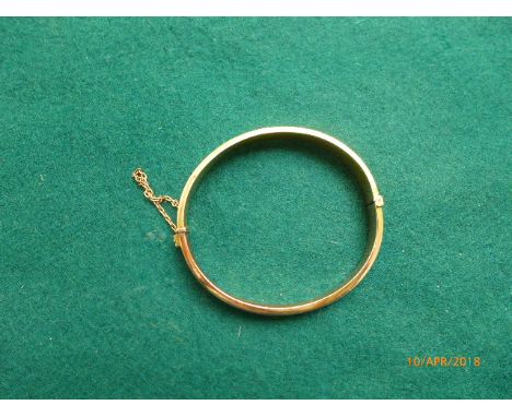 Rose gold bangle (Chester 1917) 18.1gm