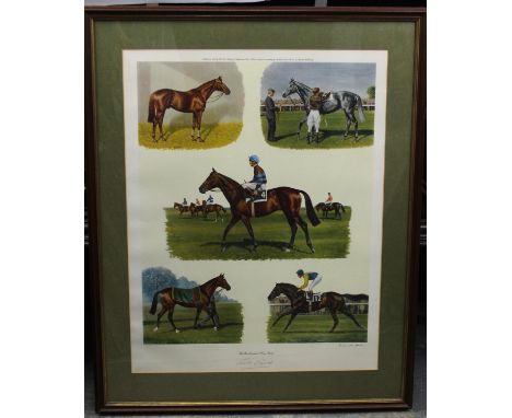 Richard Stone Reeves (1919-2005), Lester Piggott The Five Greatest I Ever Rode, depicting the racehorses Crepello, Petit Etoi