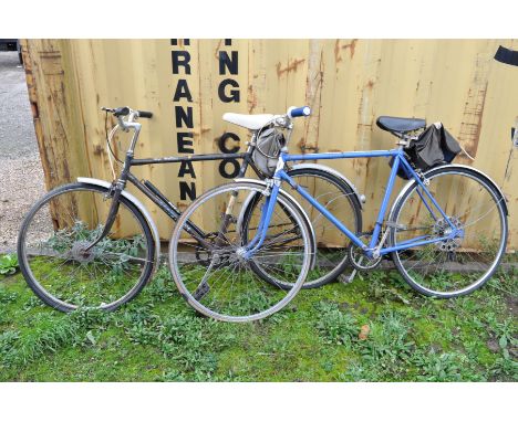 A VINTAGE PUCH BICYCLE AND A VINTAGE WINDEC ATLANTIC BICYCLE