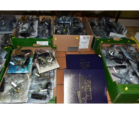 A QUANTITY OF THE AMER/KEY PUBKLISHING FIGHTER AIRCRAFT COLLECTION MODELS, complete set of sixty magazines contained in three