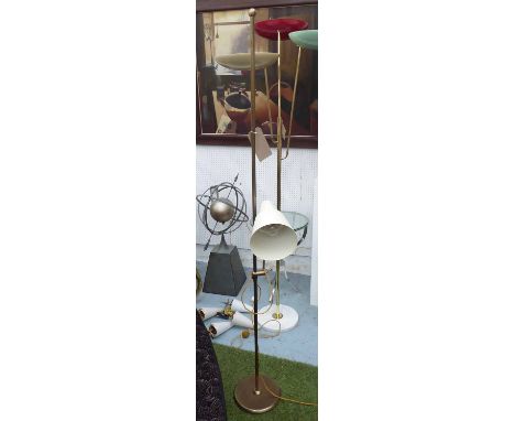 FLOOR LAMP, Angelo Lelli style, 179cm H.