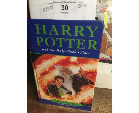 Harry Potter and the Half-Blood prince, J K Rowling, first edition with mistake on page 99. 