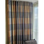 Silk drapes Zimmer and Rohde span 650cm across x 240cm drop (Loc Geneva)