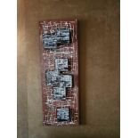 ThePoloArt Portuguese Contemporary Handmade 3D painting acrylic on jute 50 x 140cm (Loc Geneva)