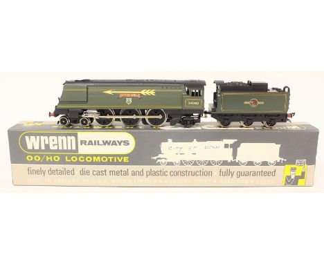 Wrenn: A boxed, Wrenn Railways, City of Wells, locomotive and tender, W2266/A, Golden Arrow B.R., complete within original bo