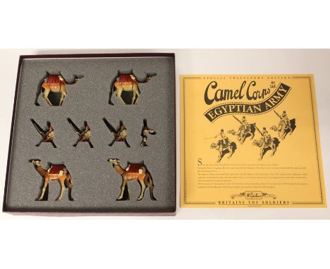Britains: A boxed, Britains, Special Collectors Edition, Camel Corps of the Egyptian Army, Ref No. 8872, complete within orig