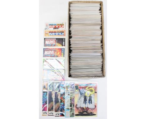 Comics: A collection of assorted Marvel comics to include: Marvel Team-Up; Cloak and Dagger #1-#4 inclusive; Marvel Comics Pr