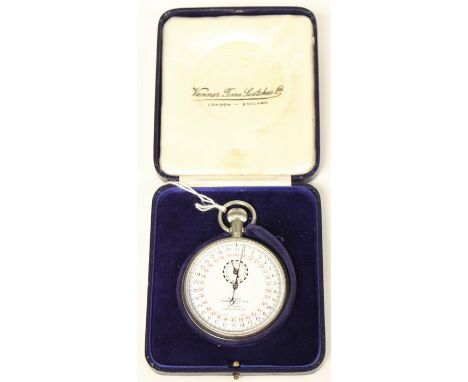 Railway interest: a cased London Midland Scottish Railway Stop Watch by "Venner Time Switchers Ltd". No 5100 type No. F60. Wh