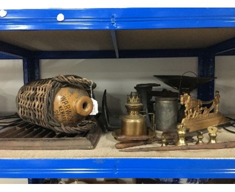 BRASS WARE AND OLD SCALES