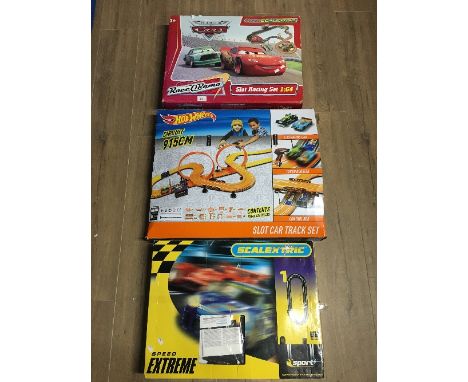 3 BOXED SCALEXTRIC